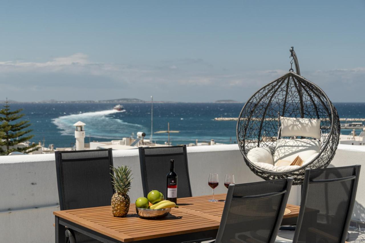 Villa Nektar, Luxury Apartment In Chora Naxos Naxos City Bagian luar foto